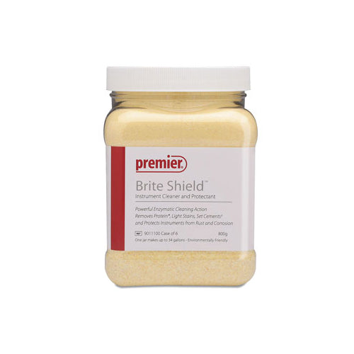 Premier Dental 9011100 Brite Shield Enzymatic Cleaner Powder 800 Gm Premier Dental 9011100 Brite Shield Enzymatic Cleaner Powder 800 Gm